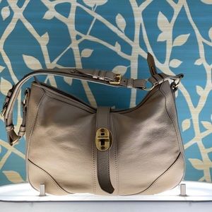 Burberry beige Bartow leather Hobo bag